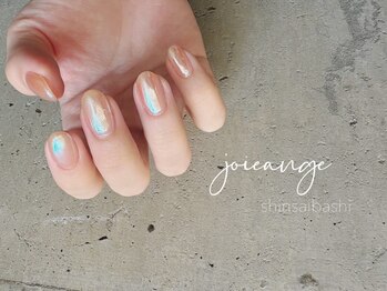 ジョアアンジェ 心斎橋店(joie ange)の写真/満足度◎ちゅるんとツヤ感仕上げ！カラーやラメも豊富！オトクにネイルを楽しめる！フットもオススメ★