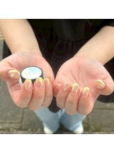 シービューティー(C BEAUTY)/オーロラネイル/幻想的ネイル