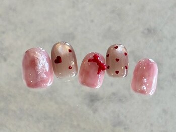 ネイル アトリエ フイユ イセサキ(Nail atelier Feuill isesaki)/Valentine sample