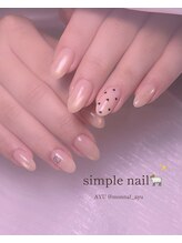 モナールアンド(MONNAL&)/シンプルネイル