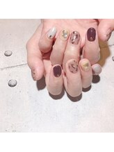 アティックネイルアトリエ(attic nail atelier)/レオパードネイル★