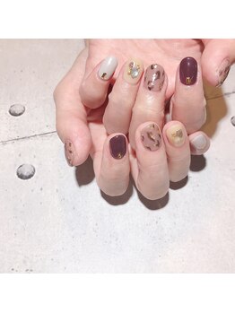 アティックネイルアトリエ(attic nail atelier)/レオパードネイル★