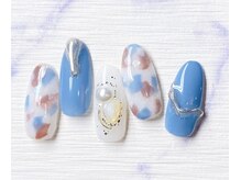 ネイルサロン インプレス(Impress)/白べっ甲ネイル