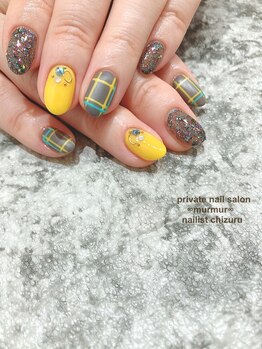プライベート ネイルサロン マーマ(murmur)/チェックネイル