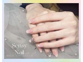 センシー ネイル スタジオ(Sensy Nail Studio)/大人気のベイビーブーマーネイル