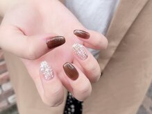 アバネイル 藤が丘(AVA NAIL)/秋冬ツイードネイル