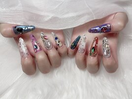 スーパーロングスカルプ×アート