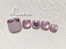 ネイルアンドまつ毛エクステ ルーナ イオンモール東久留米店/フット定額10500円