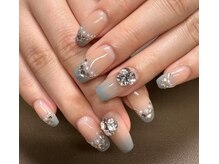 エスネイルサロン(S Nail Salon)/グラデーションにキラキラストン