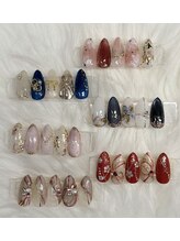 ホワイトネイル(White Nail)/成人式　新年ネイル