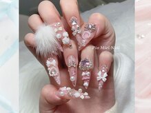 ピオミエルネイル 新宿(pio miel nail)/ピンク宝石ネイル