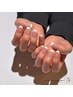 【ご新規様Hand】"王道フレンチ"ネイル{オフ・ケア込み}¥7700