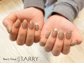 囲みフレンチ ミラー グレージュ