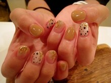 アロアロネイル(aloalo nail)/ダルメシアン？マイカネイル