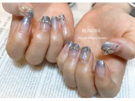 ブルーラメグラデーション☆