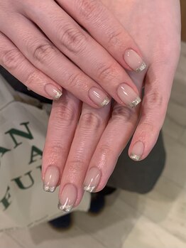 カノアネイルプレイス(KANOA nail place)/ラメフレンチ
