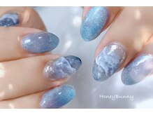 ハニーバニー(HoneyBunny)/海のマグネットネイル