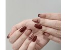冬のチェックネイル