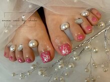 エマネイル バイ チュラ(emma nail_by chula)/リボンネイル/ワンホンネイル