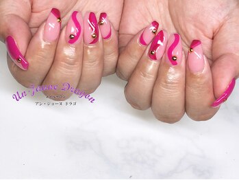 アン ジョーヌドラゴ/【自爪ネイル】ウエーブネイル