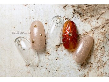 ネイルクローネ(nail crone)/ぷくぷくフラワーネイル