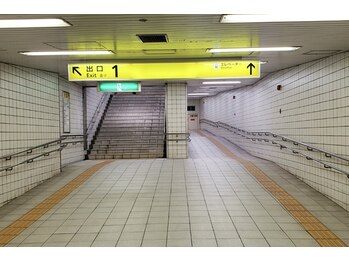 神経活性整体院クラタ(神経活性整体院KURATA)/大阪城北詰駅からのアクセス1