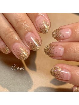 キュアーズ ネイル(CURES NAIL)/ラメグラデーションネイル