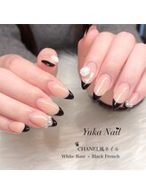 ユカネイル(Yuka Nail)/王道可愛い☆薔薇＆フレンチ