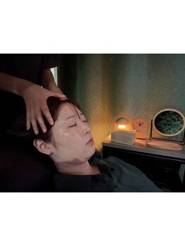 ヘッドスパで癒されたい