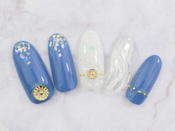 ネイルプラザ 河原町OPA店(NAIL PLAZA)/爽やか夏ネイル☆