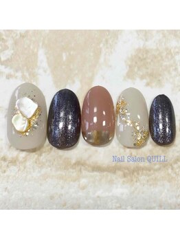 ネイルサロン クイル(QUILL)/3月シェル(1)