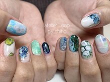 アトリエループ(atelier Loop by shiho)/絵画ネイル◆アート150