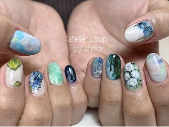 アトリエループ(atelier Loop by shiho)/絵画ネイル◆アート150