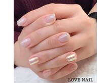 ラブネイル(LOVE NAIL)/冬グラデーション