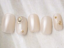 アイネイルズ 天神今泉店(I-nails)/【miho.y】ベージュヴィンテージ