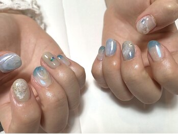 デューネイルスタジオ(dew nail studio)/ブルーニュアンス