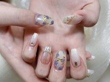 スペラ 大宮店(Spera)/Yuki限定花びら韓国っぽ ネイル