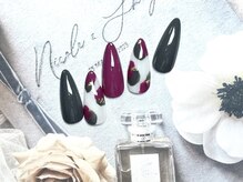 シエル ネイルズ(CIEL NAILS)の雰囲気（【定額】1月トレンド系アートのデザインです♪）