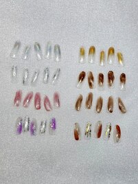 ニュアンスクリアネイル♪