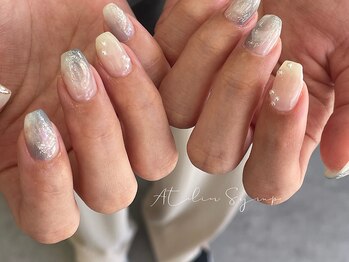 アトリエシロップネイル(Atelier Syrup nail)/たっぷりデザイン¥7000