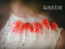 アグニークリッシェ(Agunik Riche)/【押し花ネイル】