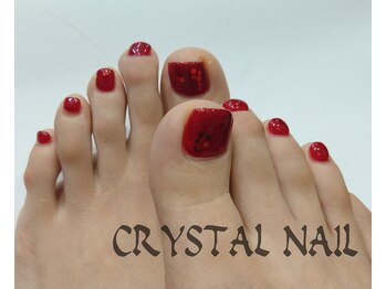 クリスタルネイル イオンモール広島府中店(CRYSTAL NAIL)/フットネイル