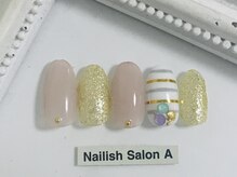 ネイリッシュサロン エー(Nailish Salon A)/ボーダーネイル