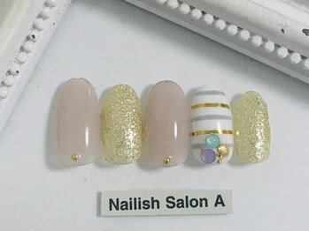 ネイリッシュサロン エー(Nailish Salon A)/ボーダーネイル
