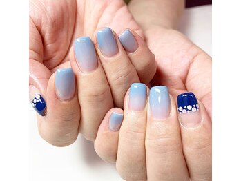 アイリッシュネイル 久屋大通店(Irish Nail)/くすみブルー