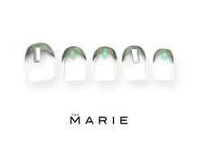 マリー ネイルズ いわきラトブ店(MARIE NAILS)/定額6600円税込 グリーン1116c