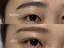 ヨヘン 芦屋店(YoHen)/eyebrow wax × パリジェンヌ