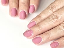 モーヴネイル(mauve.nail)/ワンカラー＋ラメライン