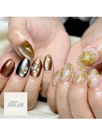 マグネット&ニュアンスネイル