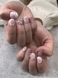 2025冬ネイル【キルティング】